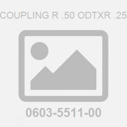 Coupling R .50 Odtxr .25